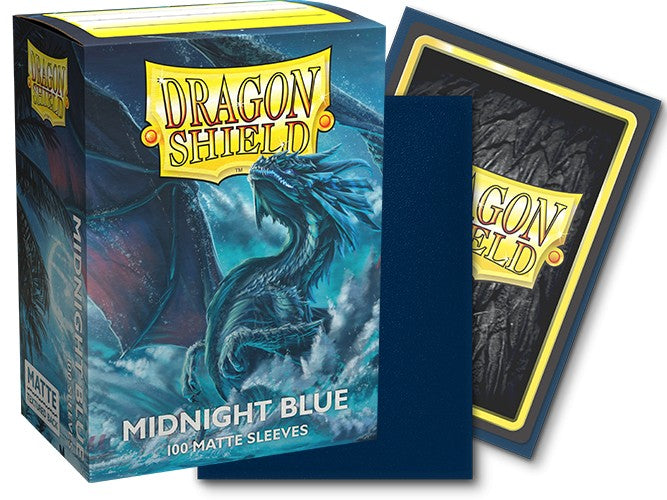 Dragon Shield Standard Matte Card Sleeves Midnight Blue 100ct