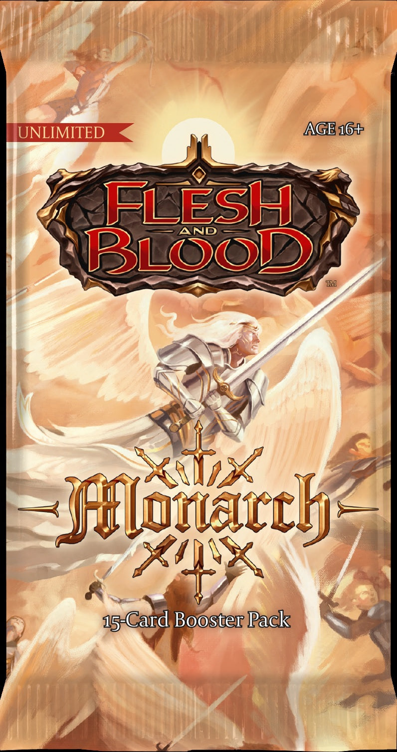 Flesh & Blood TCG Monarch Booster Pack (Unlimited Edition)