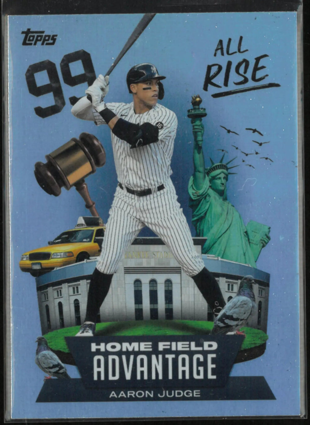 2022 Topps Home Field Advantage Aaron Judge (Surface Damage)