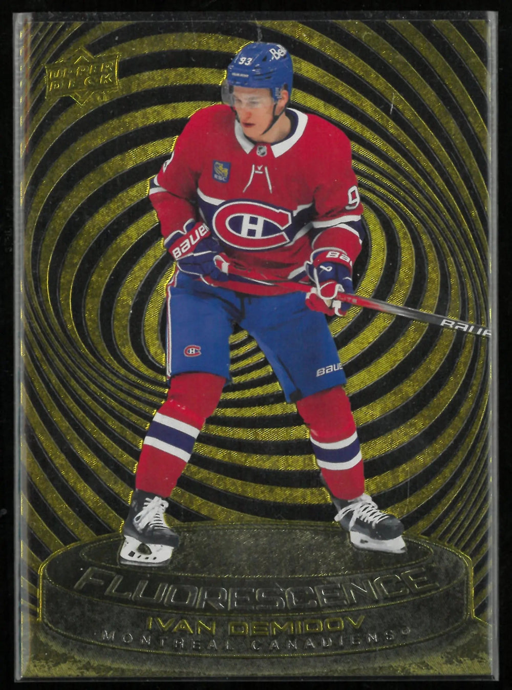 2025-26 Upper Deck Series 2 Fluorescence Ivan Demidov Gold /150