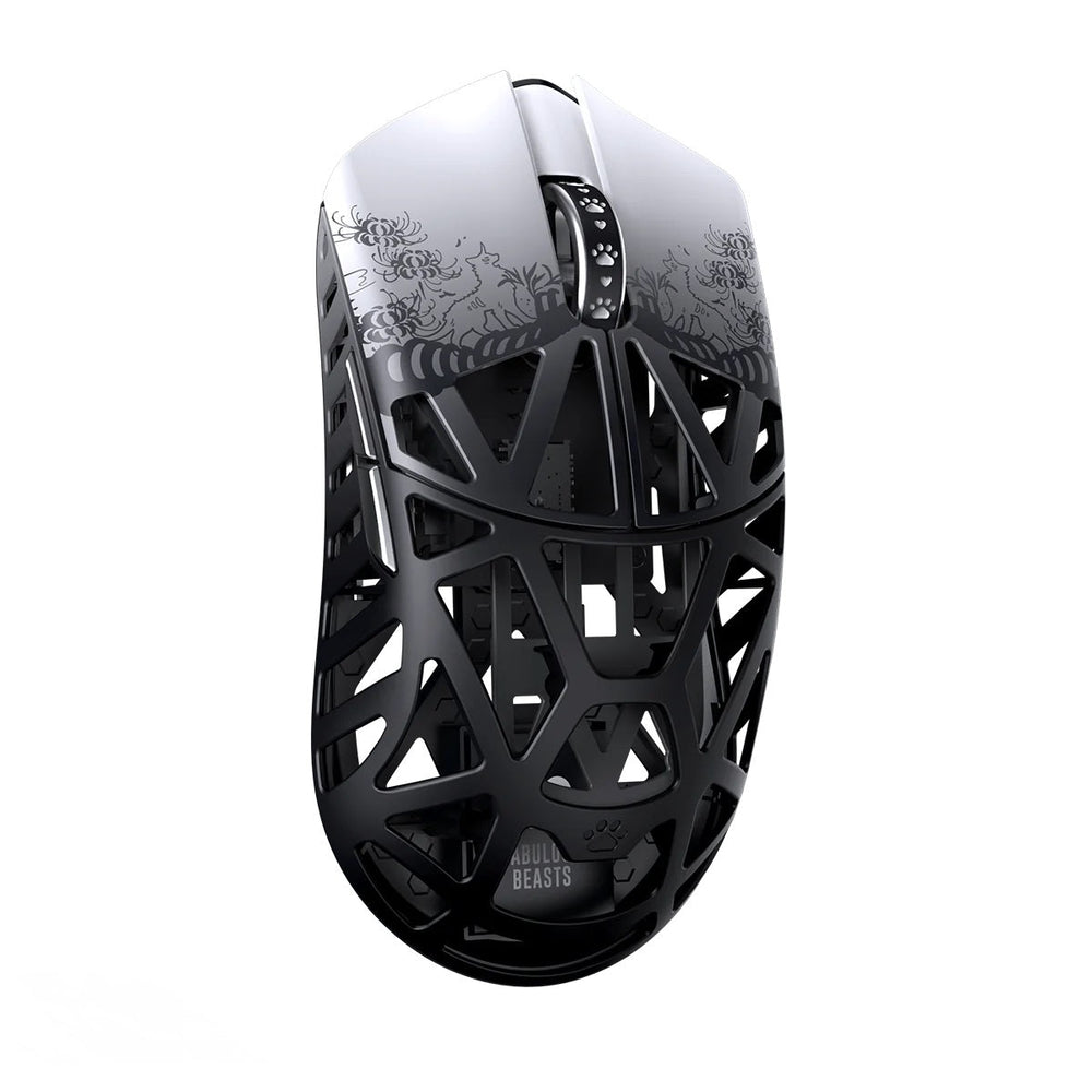 WLMOUSE Fabulous Beasts X Wireless 8K Mouse — White & Black