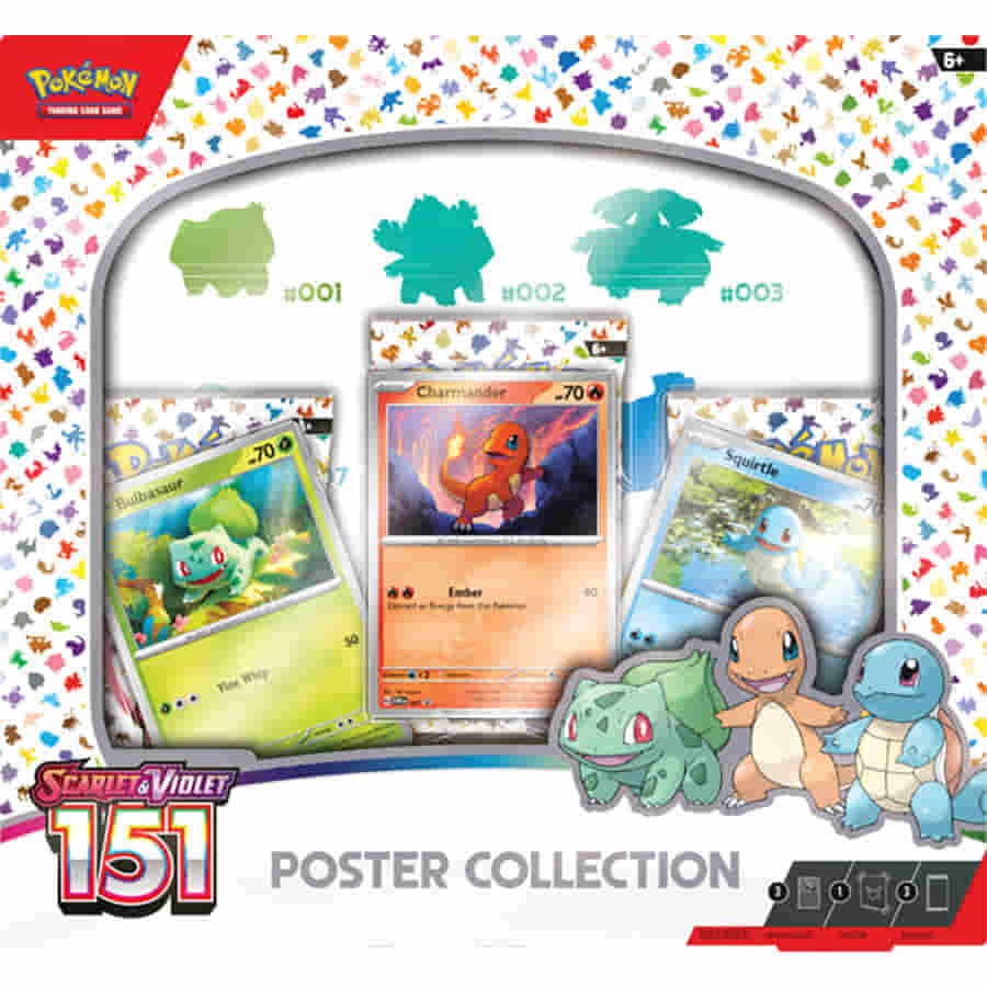 Pokemon TCG: 151 Poster Collection — Unopened / English / New