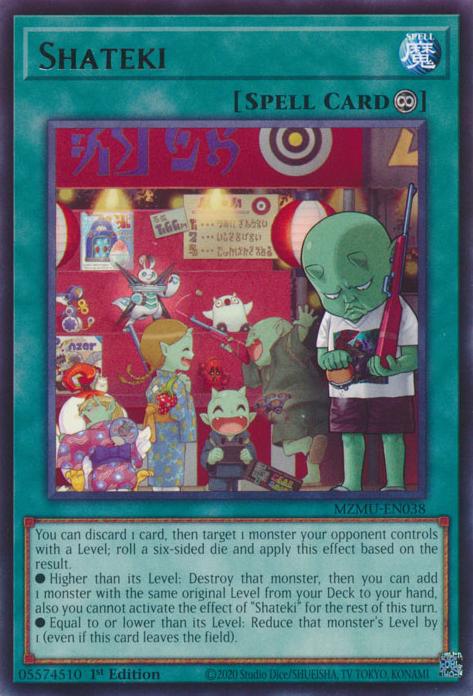 Shateki - MZMU-EN038 - Rare - 1st Edition