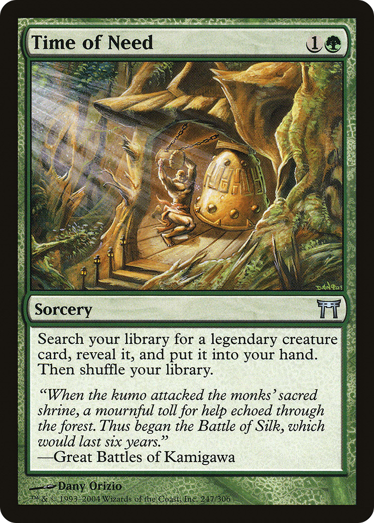 Time of Need (CHK-247) - Champions of Kamigawa Foil