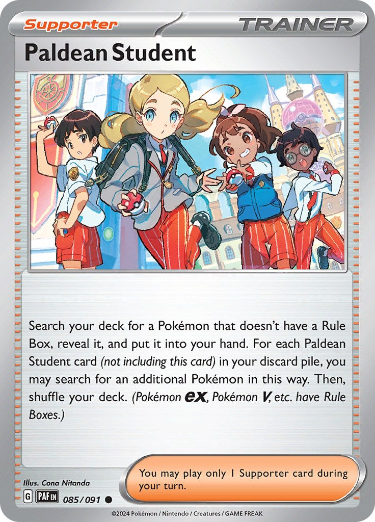 Paldean Student - 085/091 - 085/091 - (SV: Paldean Fates)