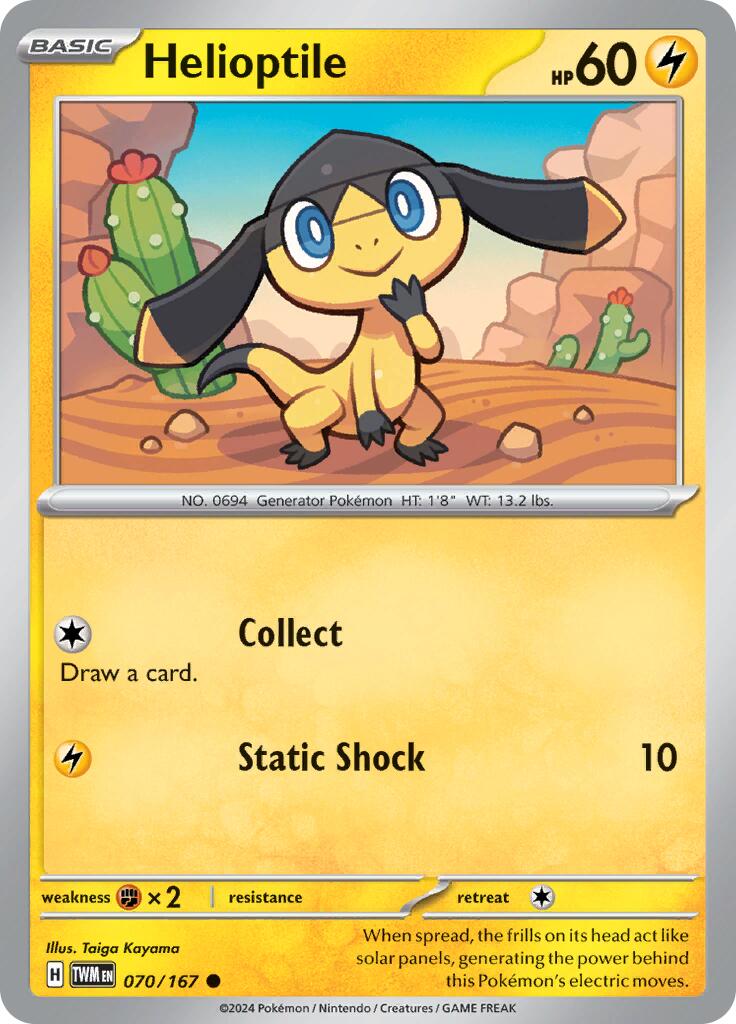 Helioptile - 070/167 - (SV06: Twilight Masquerade)