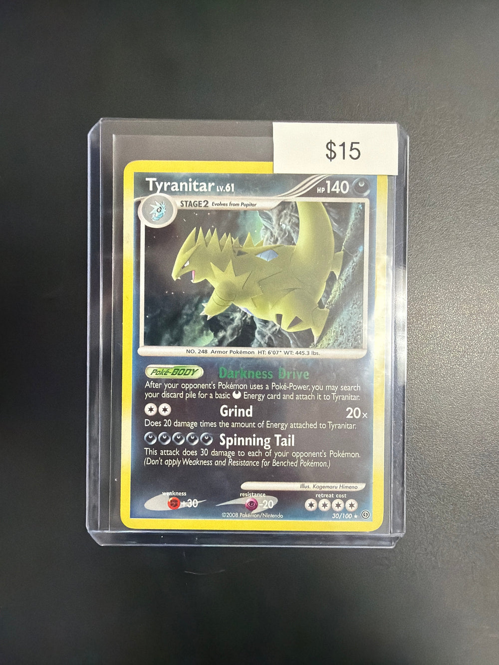 Pokemon Tyranitar 30/100