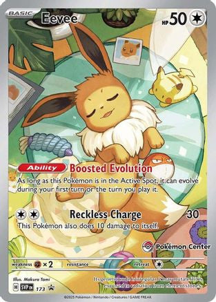 Eevee 173 Pokemon Center Exclusive 173 Sv Scarlet Violet Promo Cards Holofoil Lp