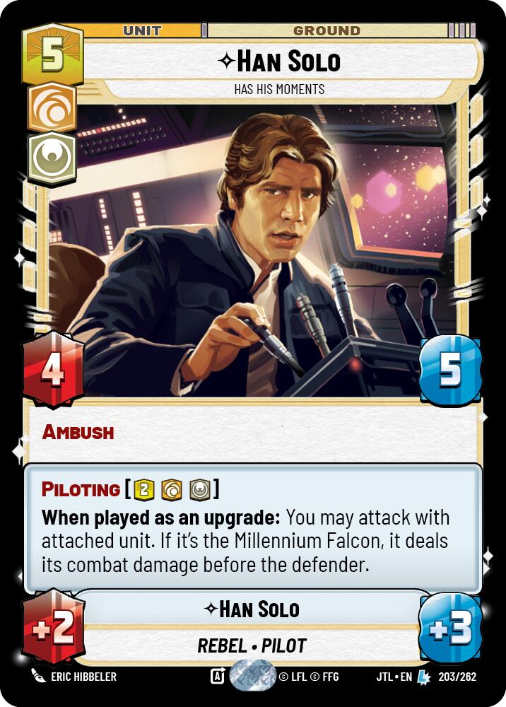 Han Solo - Has His Moments - 203/262 - (Jump to Lightspeed)
