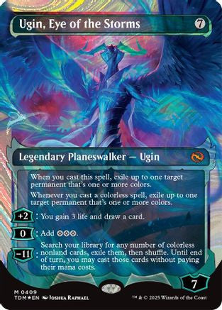 Ugin, Eye of the Storms (Showcase) (Halo Foil) (TDM-409) - Tarkir: Dragonstorm