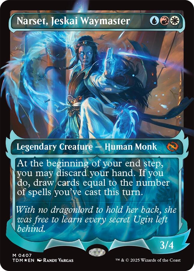 Narset, Jeskai Waymaster (Showcase) [TDM - 407]