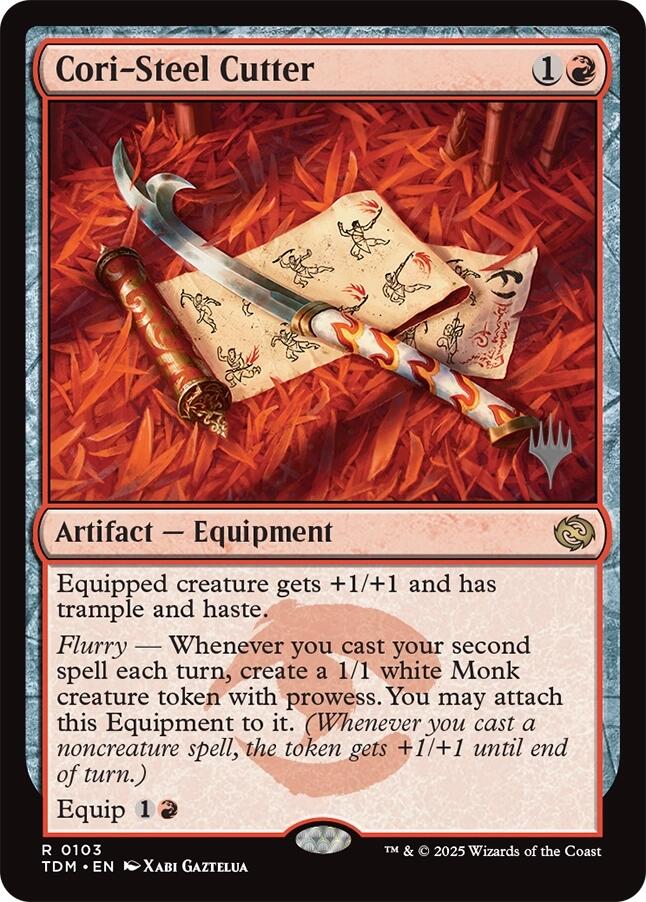 Cori-Steel Cutter - 103 - (Promo Pack: Tarkir: Dragonstorm)