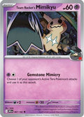 Team Rocket's Mimikyu 87 Sv10 Destined Rivals