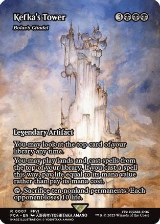 Kefka's Tower - Bolas's Citadel (Showcase) (FCA-007) - FINAL FANTASY: Through the Ages