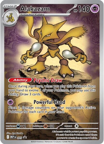 Alakazam - 009 - 009 - (ME: Mega Evolution Promo)