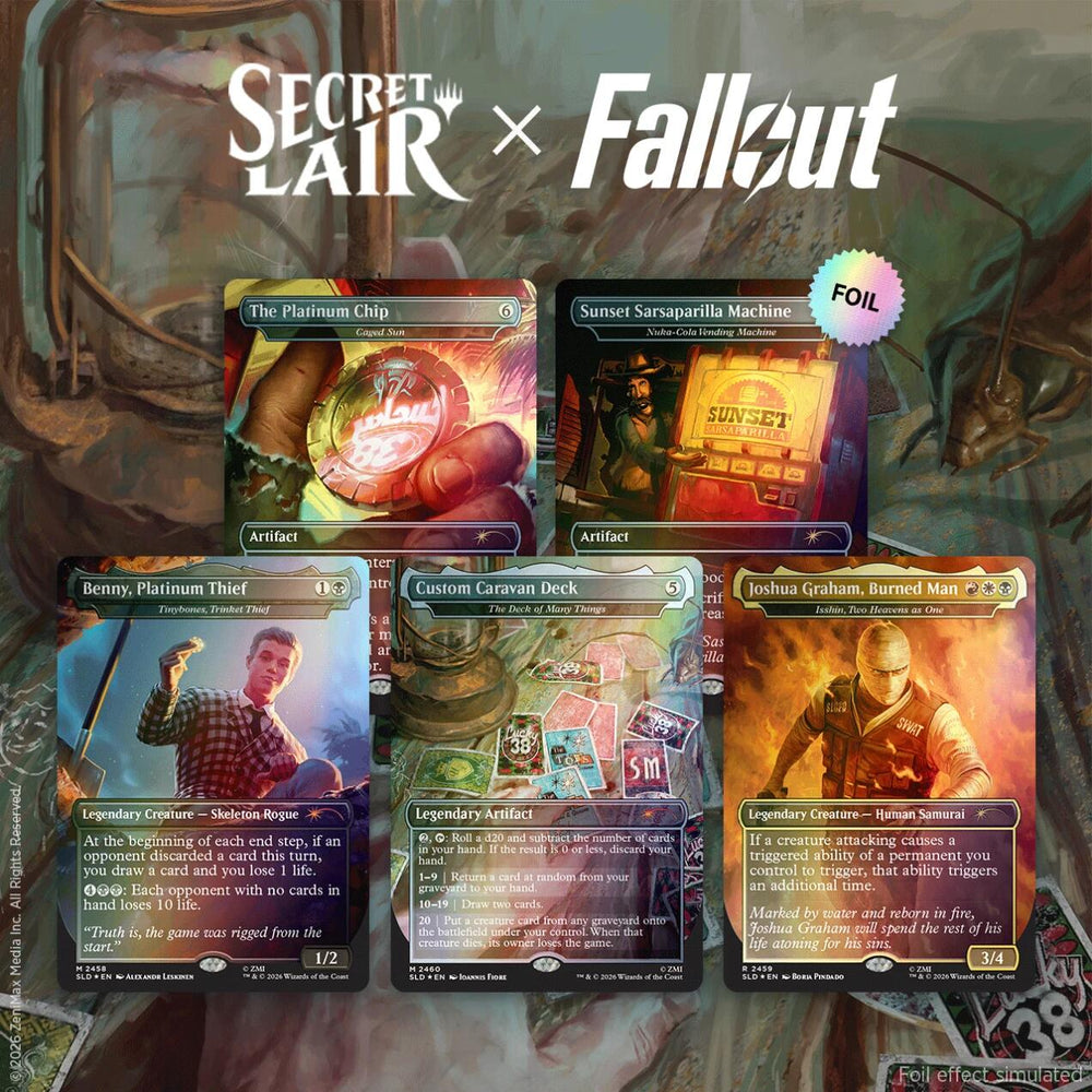 Magic: The Gathering - Secret Lair Drop: Secret Lair x Fallout: Welcome to New Vegas - Traditional Foil Edition — Unopened / English / New