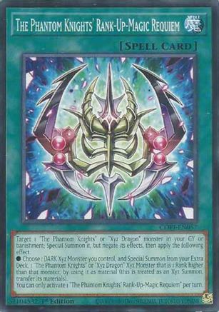 The Phantom Knights' Rank-Up-Magic Requiem Common / Short Print - Chaos Origins 1st Edition — Near Mint
