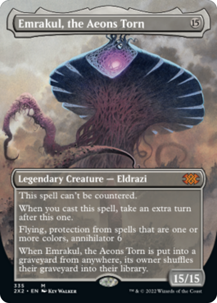 Emrakul, the Aeons Torn (2X2-335) - Double Masters 2022 (Borderless) Foil
