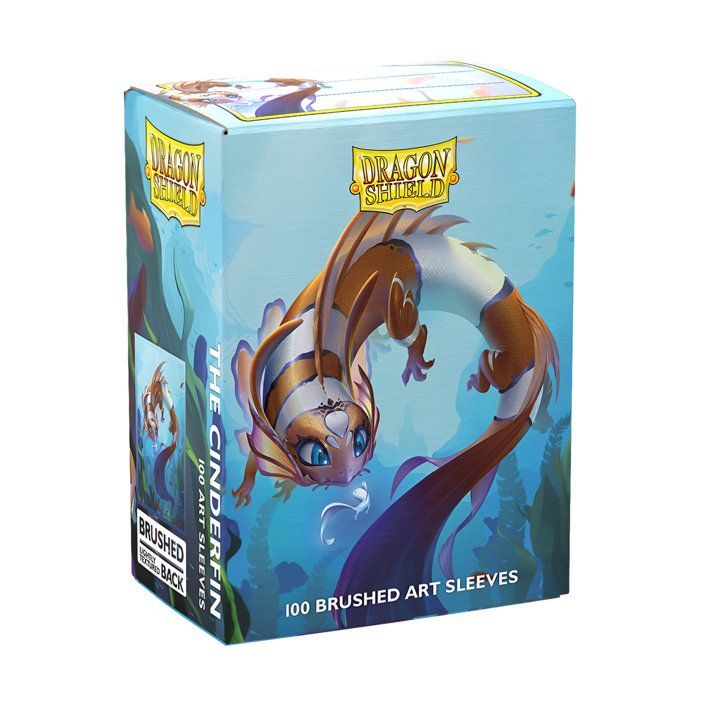 Dragon Shield Sleeves: Standard Brushed Art Spirit Dragon - The Cinderfin 100CT