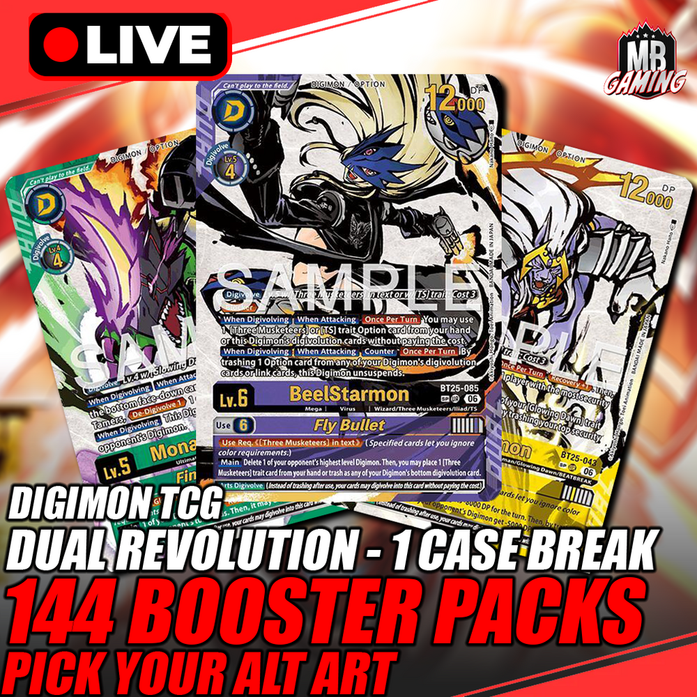 Digimon: Dual Revolution BT-25 - Pick Your Alt Art - 1 Case Break — Apollomon