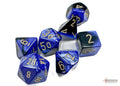 Chessex: Gemini Blue/Gold 7-Die Set
