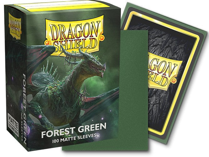 Dragon Shield: Matte Sleeves - Forest Green (100ct)