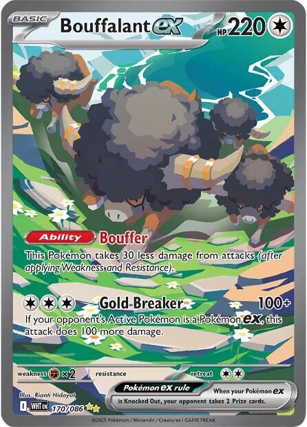 Bouffalant ex - 170/086 - SV: White Flare