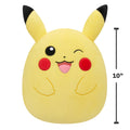 Pokémon TCG: Prismatic Evolutions Tech Sticker Collection Leafeon + Squishmallows 10" Pikachu Bundle