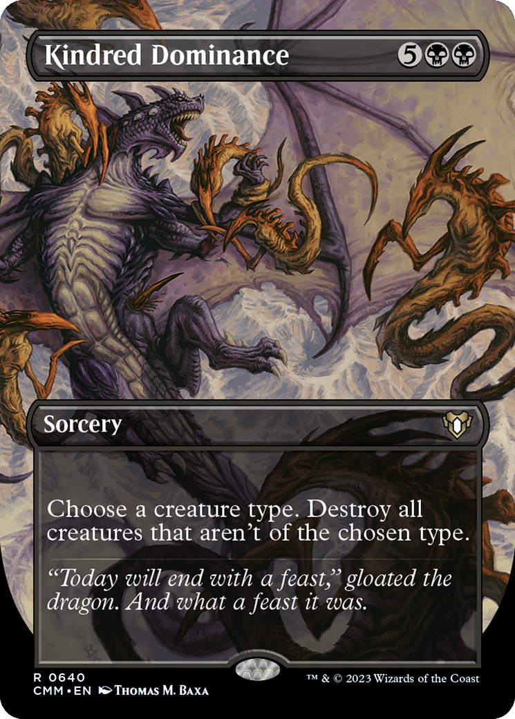 Kindred Dominance (CMM-640) - Commander Masters (Borderless)