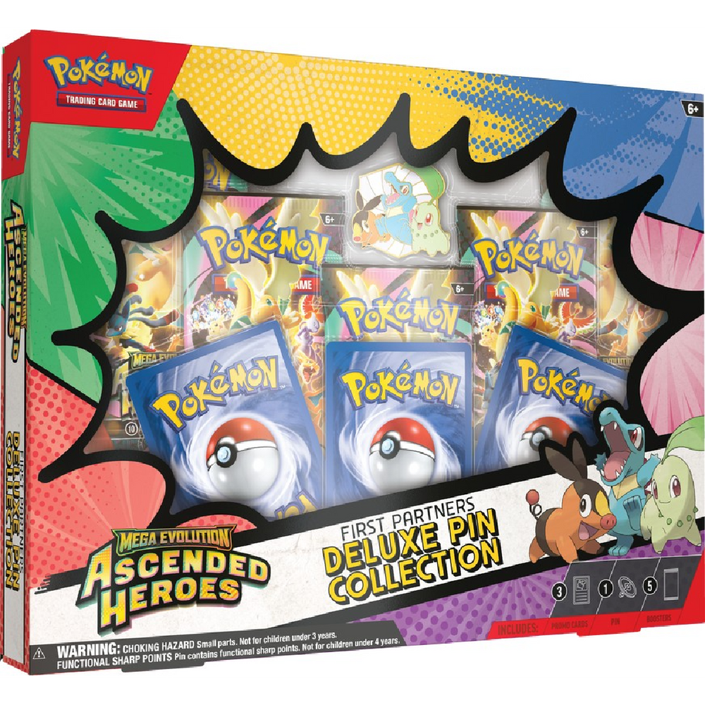 Mega Evolution: Ascended Heroes First Partners Deluxe Pin Collection