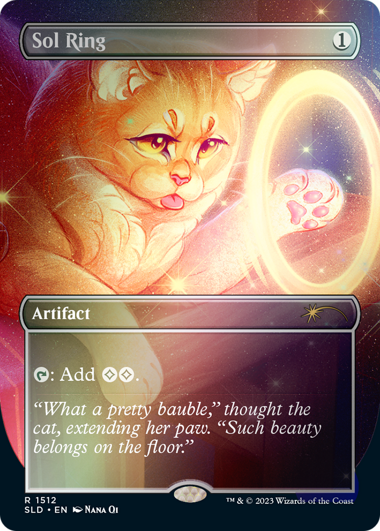 Sol Ring // Sol Ring (SLD-1512) - Secret Lair Drop (Borderless) Foil