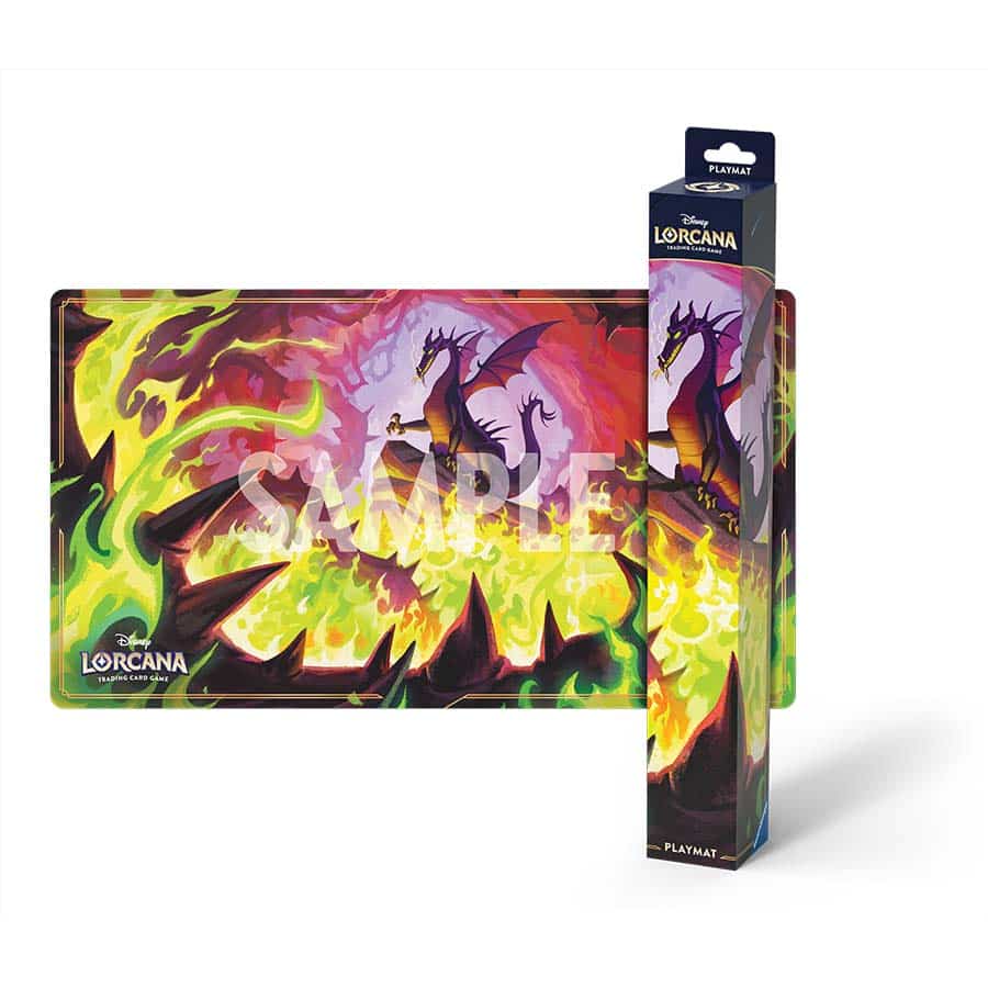 Lorcana Supplies: Winterspell Playmat - Dragon Fire