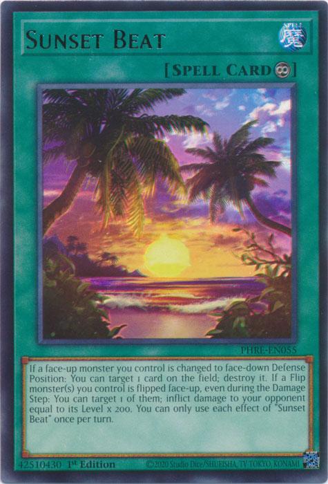 Sunset Beat - PHRE-EN055 - Rare - 1st Edition