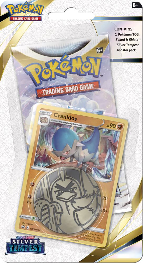 Pokémon TCG: Silver Tempest Checklane Blister [Cranidos Promo]